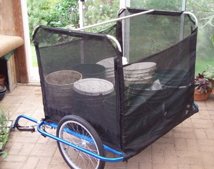 Cargo Carrier - 32" Rectangle - Mesh Fabric - Bicycling